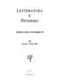 Letteratura e Pensiero