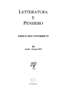 Letteratura e Pensiero